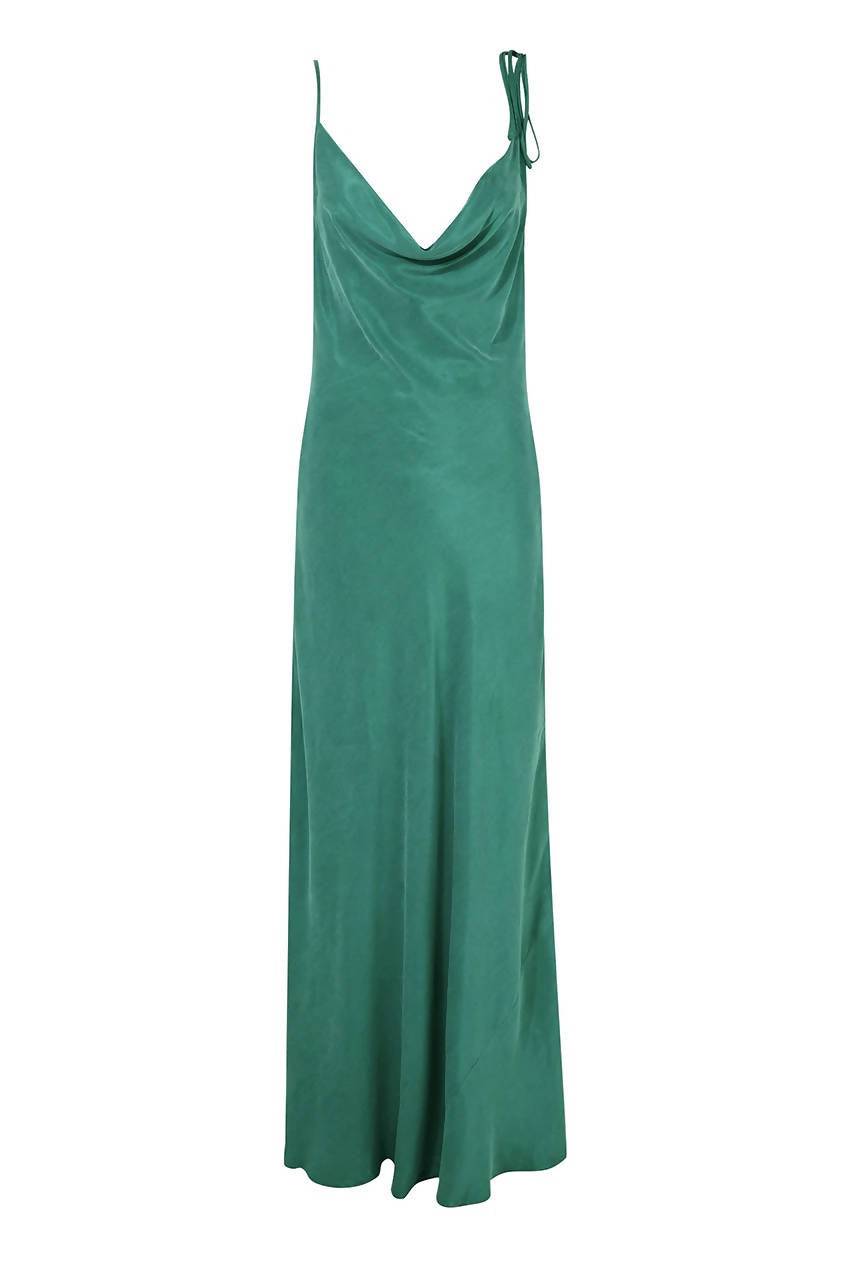 REN SPLIT MAXI DRESS - EMERALD – BEC + BRIDGE US