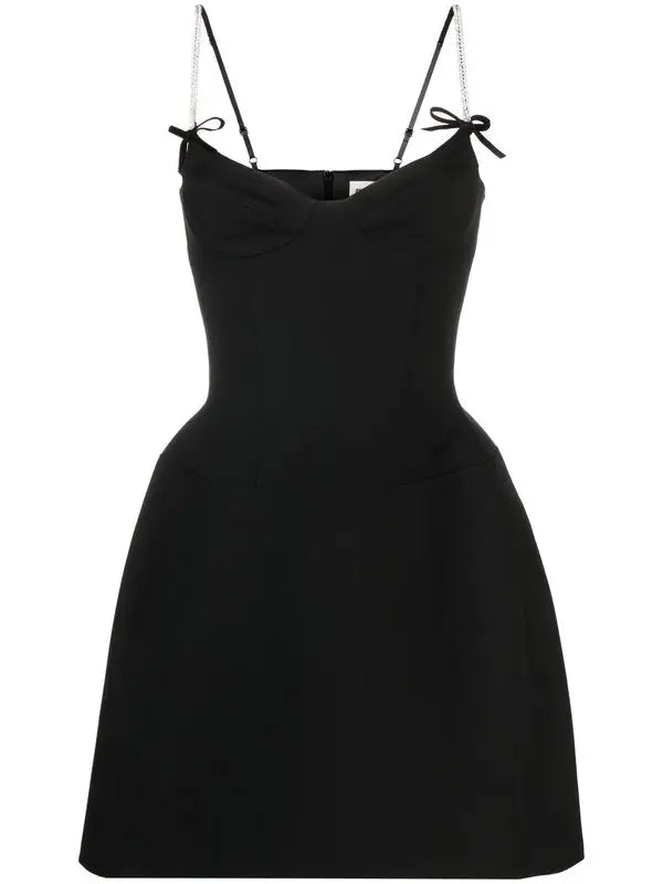 SHUSHU/TONG - Black Paneled Minidress