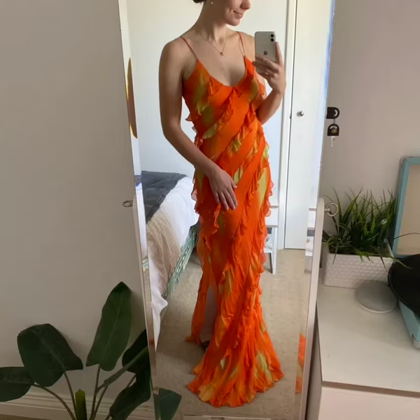 Rat & Boa - Rio Orange Dress