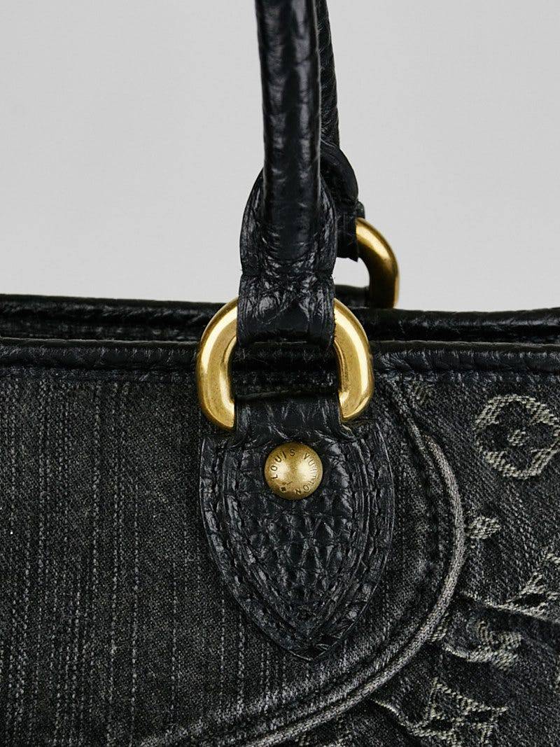 Louis Vuitton Neo Cabby Denim Bag in Black
