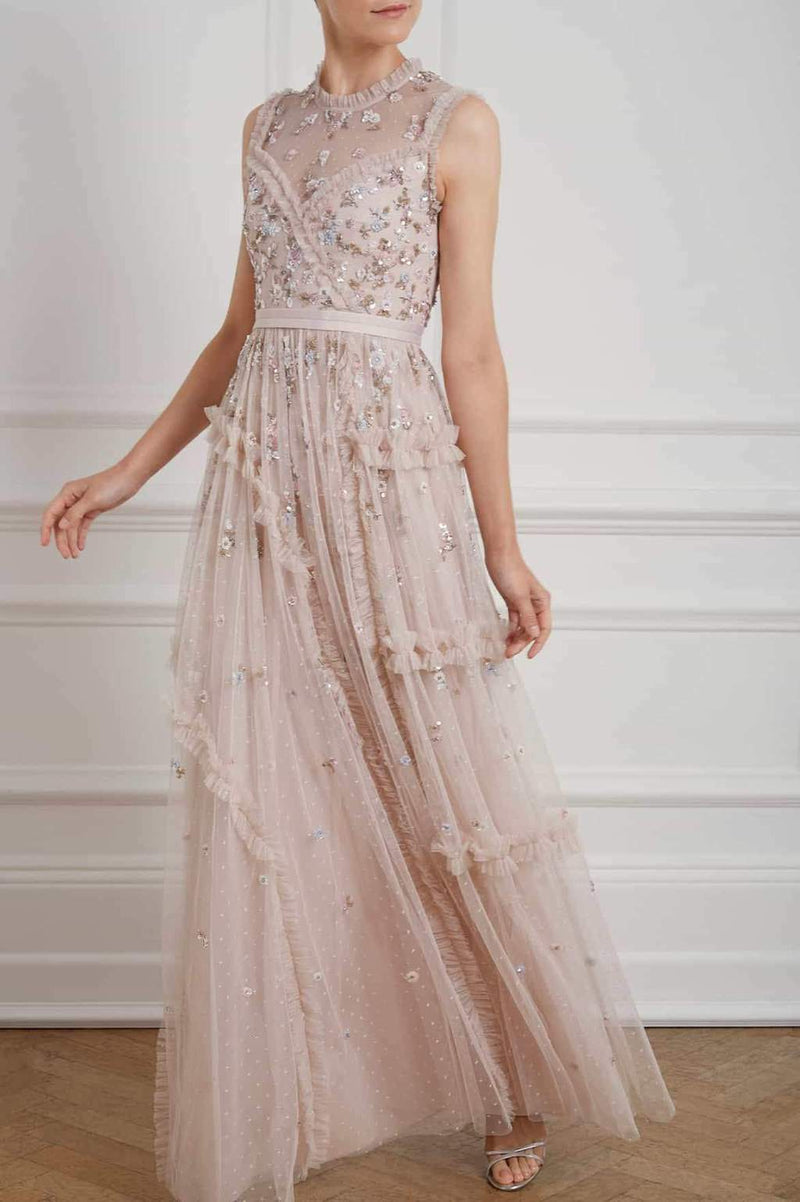 Shimmer Ditsy Gown