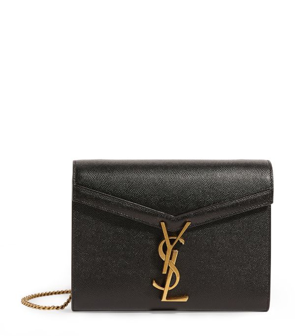 Cassandra leather wallet on a chain sale